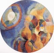 Delaunay, Robert Simulaneous Contrasts Sun and Moon painting